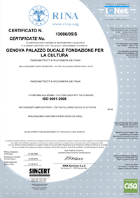 certificato ISO 9001:2008