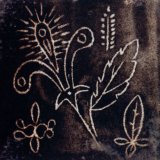 1935, Piastrella con raffigurazione floreale
