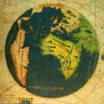 Planisfero col Nuovo Mondo - carta nautica di Vesconte Maggiolo (1535)