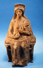 Figura fittile femminile (V secolo A.C.)