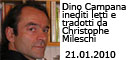 Dino Campana, inediti letti e tradotti da Christophe Mileschi