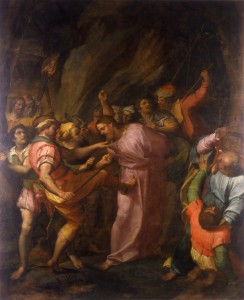 Giovanni Battista Castello detto il Bergamasco, Cattura di Cristo
olio su tela
Genova, Musei di Strada Nuova – Palazzo Bianco