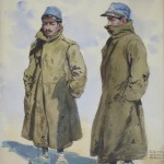 Prigionieri italiani (acquerello di Emil Limmer)