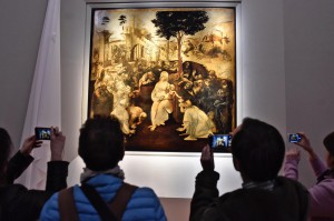 Uffizi galery: Adorazione dei Magi restore