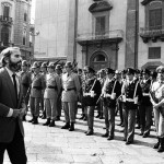 Palermo, 1982. Giovanni Falcone partecipa al funerale del generale Carlo Alberto Dalla Chiesa ph Letizia Battaglia