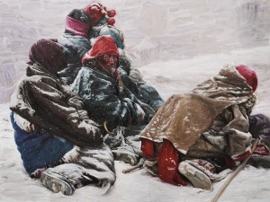 21.2015《冰天雪地》 油画 150cm×200cm - Han Yuchen