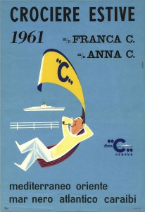 Manifesto pubblicitario Costa, 1961